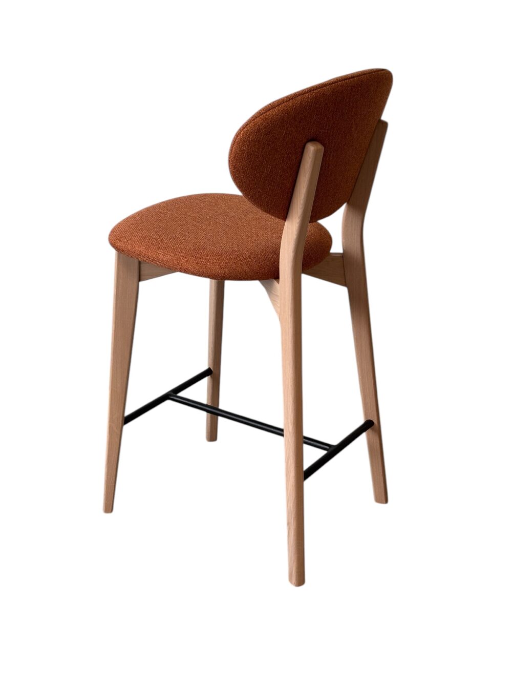 THALES Tabouret dossier tissu – Image 5