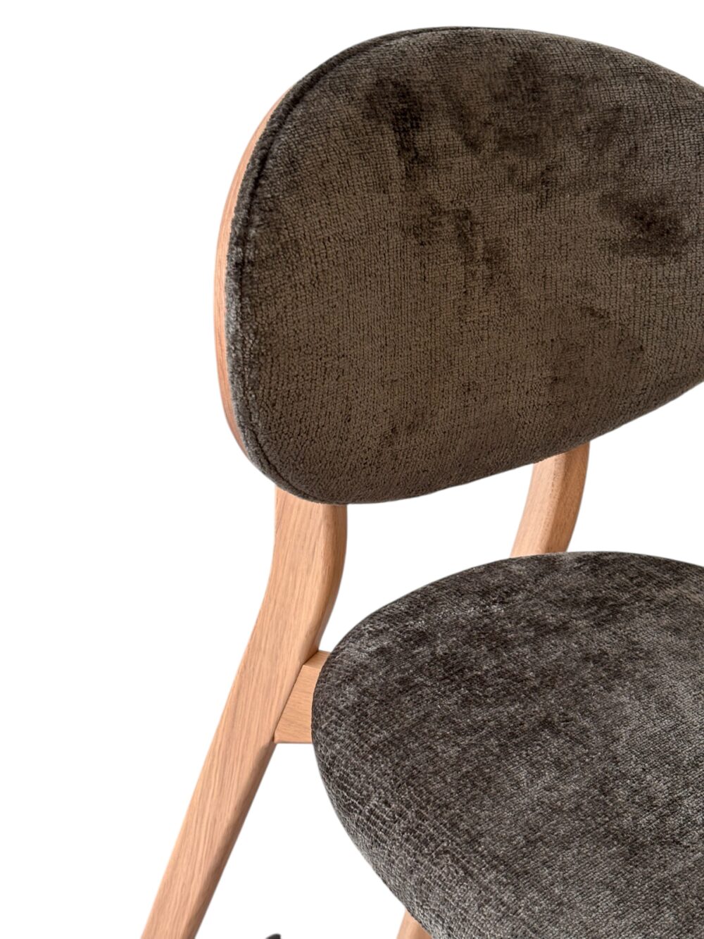 THALES Tabouret avec dossier bois – Image 10