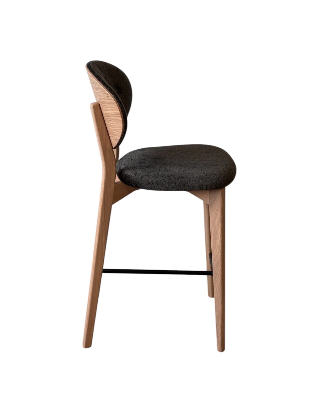 THALES Tabouret avec dossier bois – Image 2