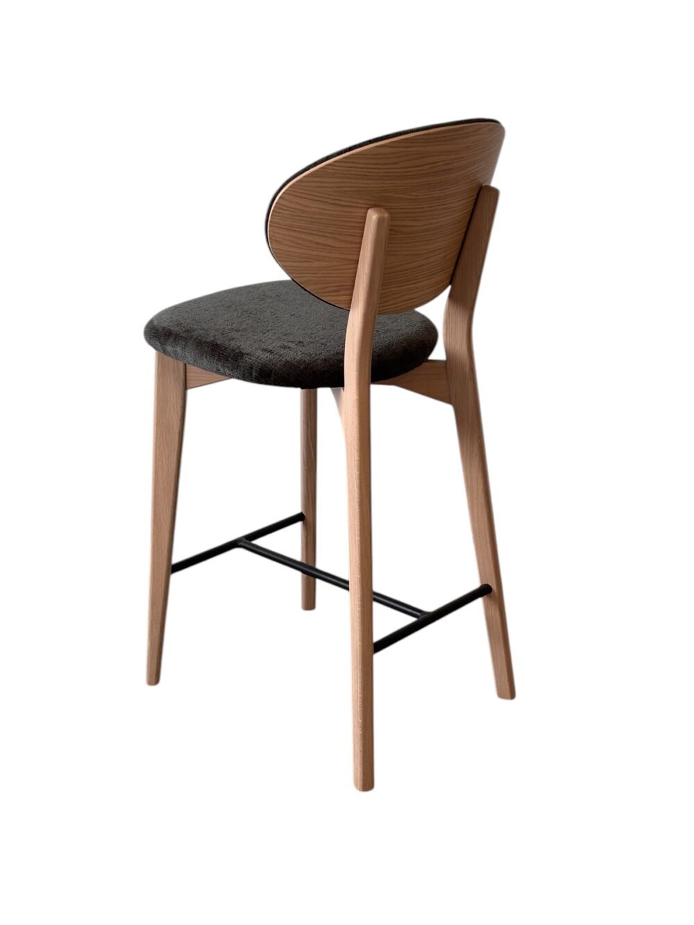 THALES Tabouret avec dossier bois – Image 7
